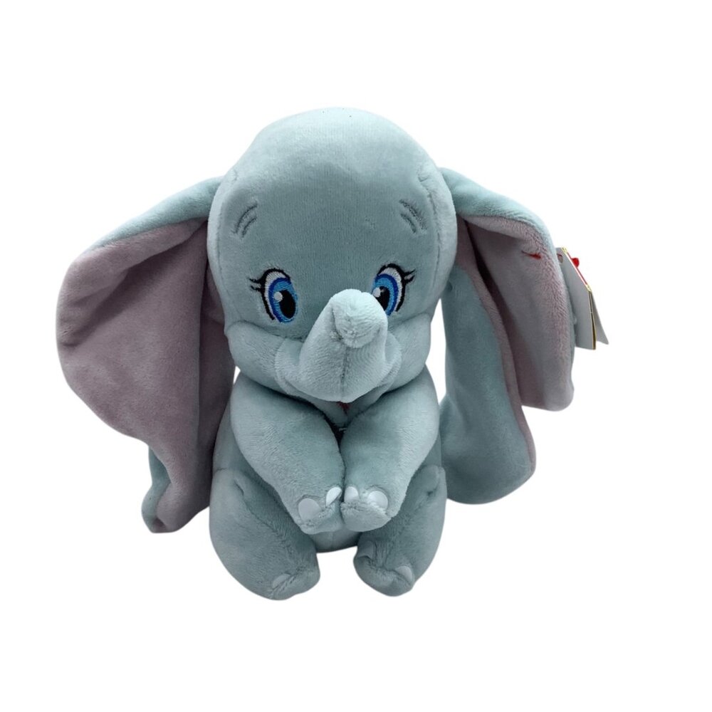 Ty Disney Dumbo Sparkle Beanie Baby Collectible Plush 7" Elephant Stuffed Animal
